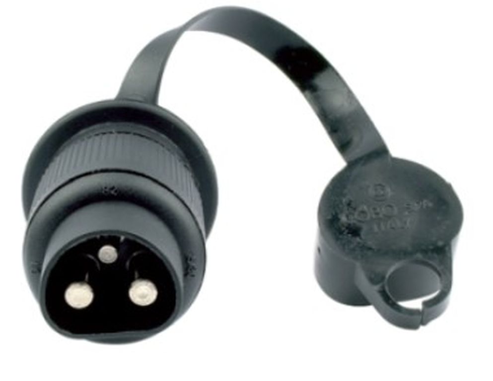 [25.036.200] Stecker 3-pol Kunststoff (Stift), bis 25A