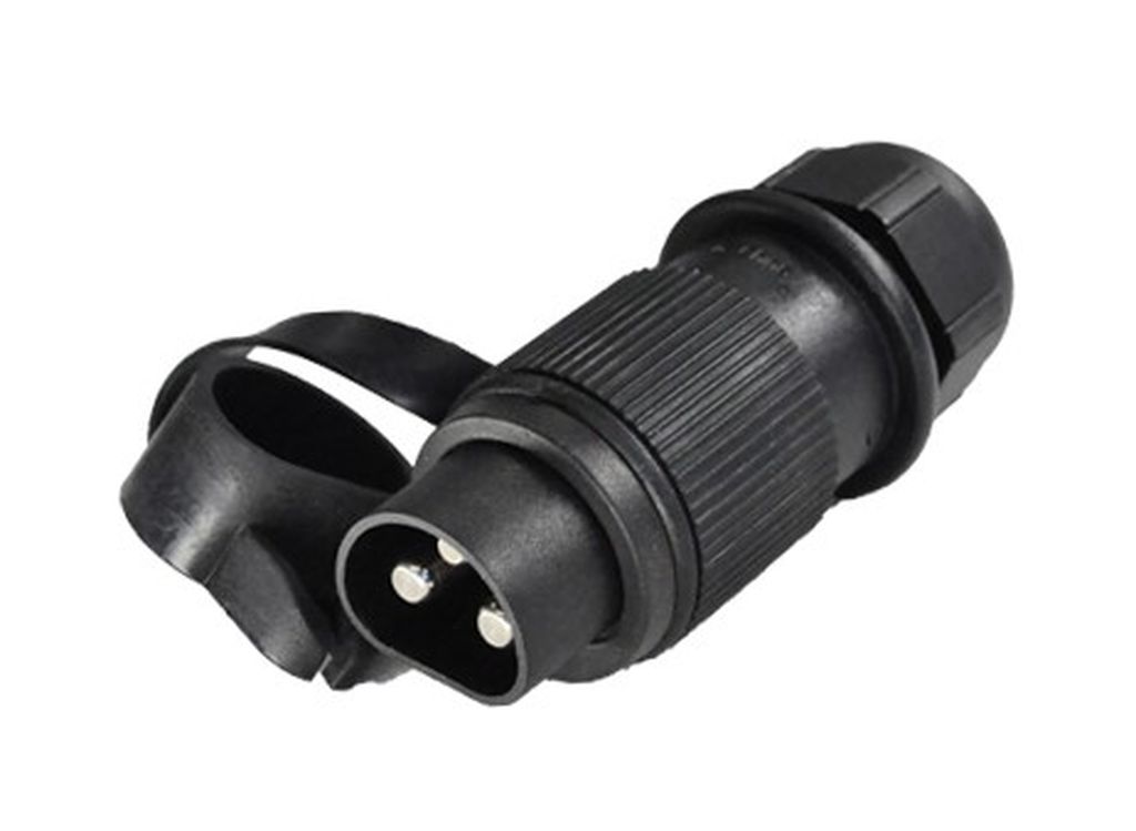 [25.036.250] Stecker 3-pol Kunststoff (Stift) mit PG 16 Verschraubung