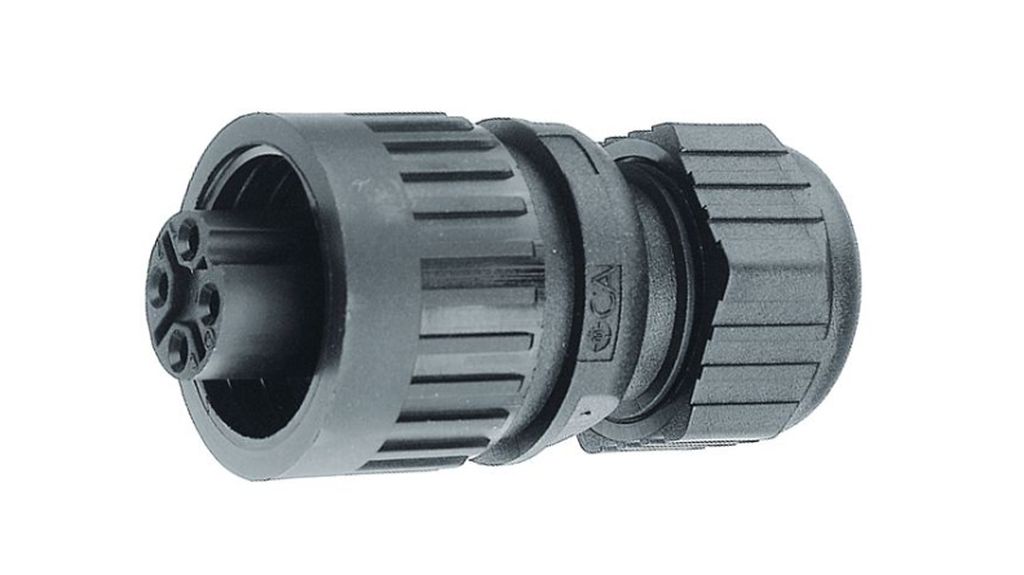 [25038160] Steckdose 4-pol Kunststoff 16A, 400V,  mit PG Verschraub.