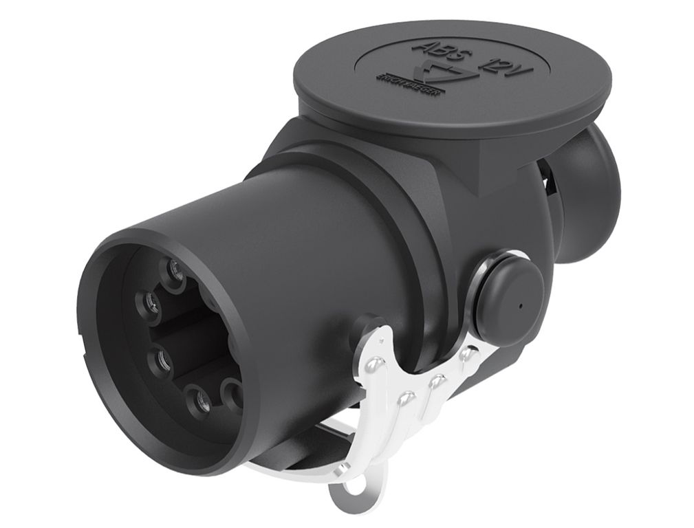 [5207] Stecker  7-pol  ABS 12V Typ Jaeger  zum Crimpen