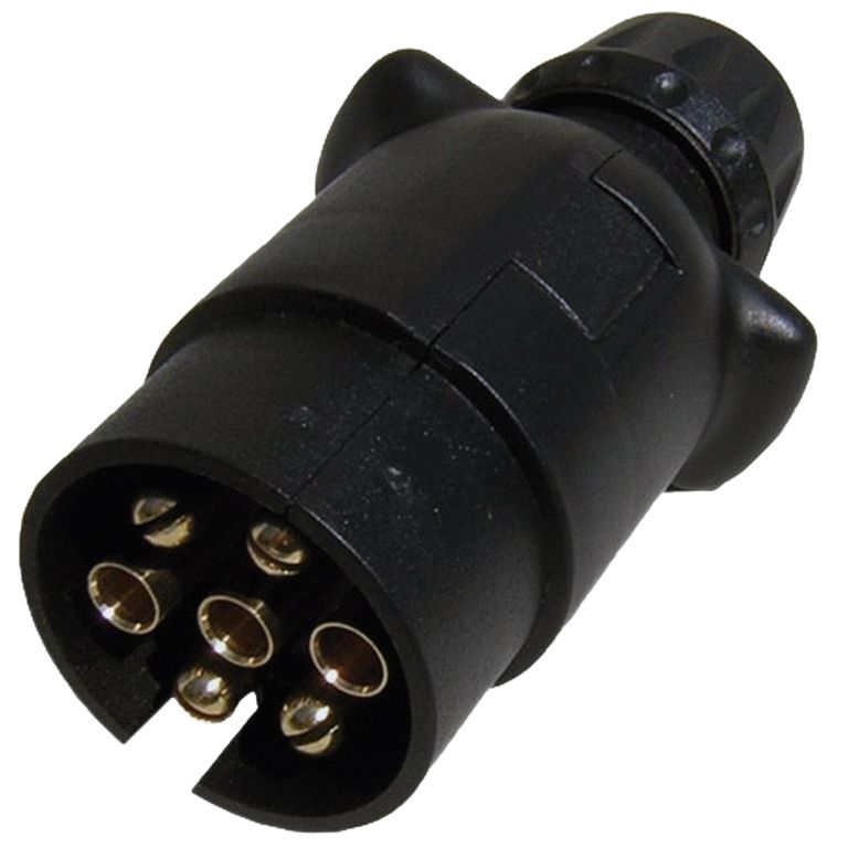 [014000108] Stecker 7-pol Kunststoff, Faltgehäuse (5117)