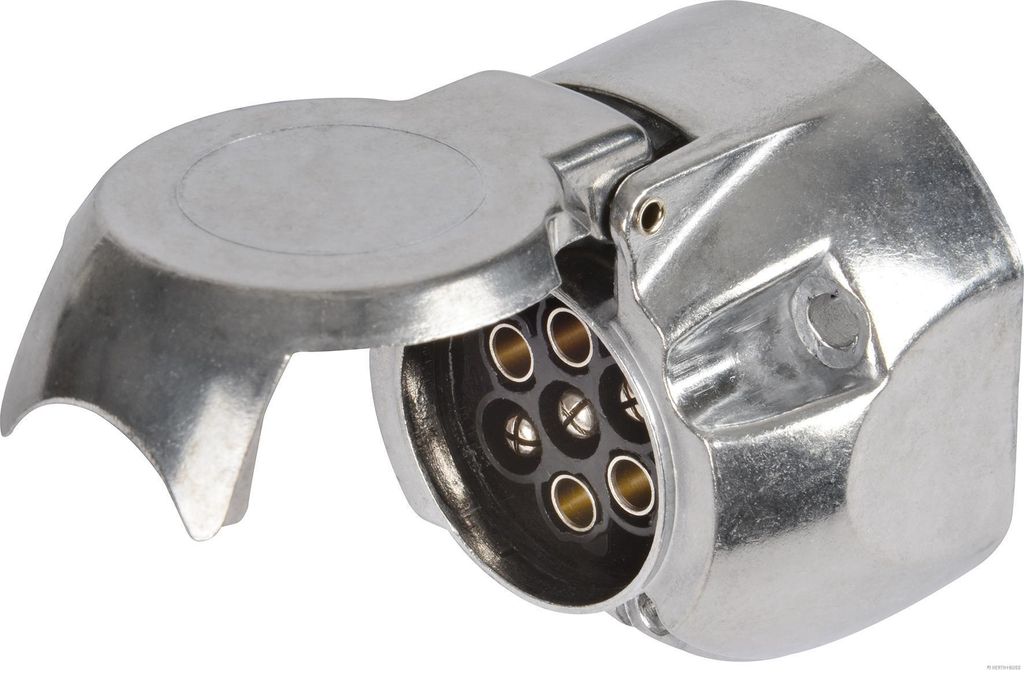 Prise  7-pol., Alu oval  Jaeger