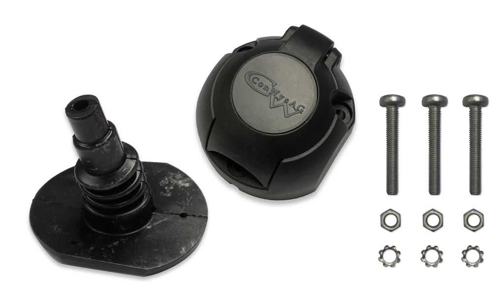 [80400038] Steckdose Set 7-pol mit Dichtung & Schrauben