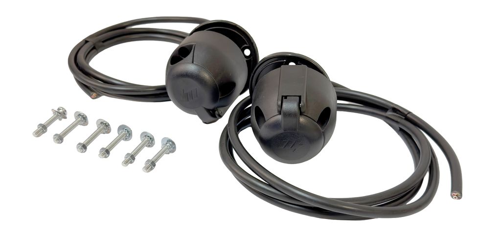 [922.BU] Steckdose Satz ( 2Stk ) 7pol. Kunststoff