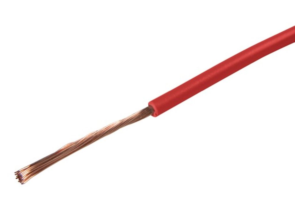 [08.801.075.05] Câble 1 x 0,75 mm², rouge, 1 bobine = 50m