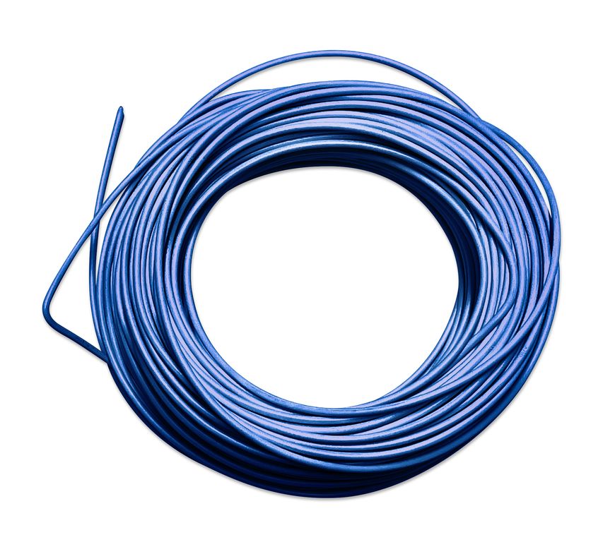 [08.801.100.06] Kabel 1 x 1.0 mm blau, 1 Rolle = 50 m