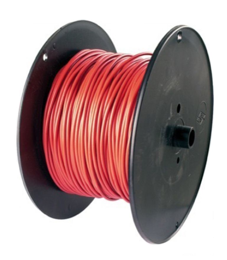 [08.801.150.15] Câble 1 x 1,5 mm², couleur rouge, 1 rouleau = 100 m