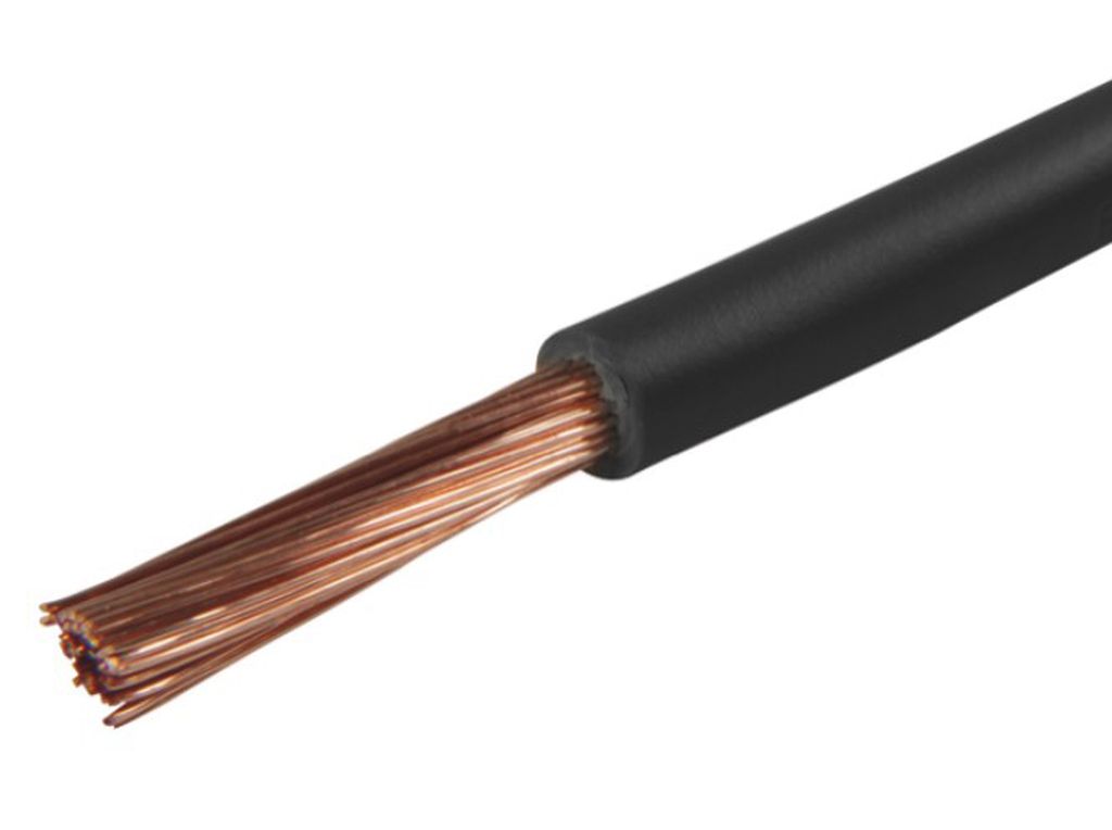 [08.801.600.00] Kabel 1x6,0 schwarz, ID-FLY, 1 Rolle = 50 m