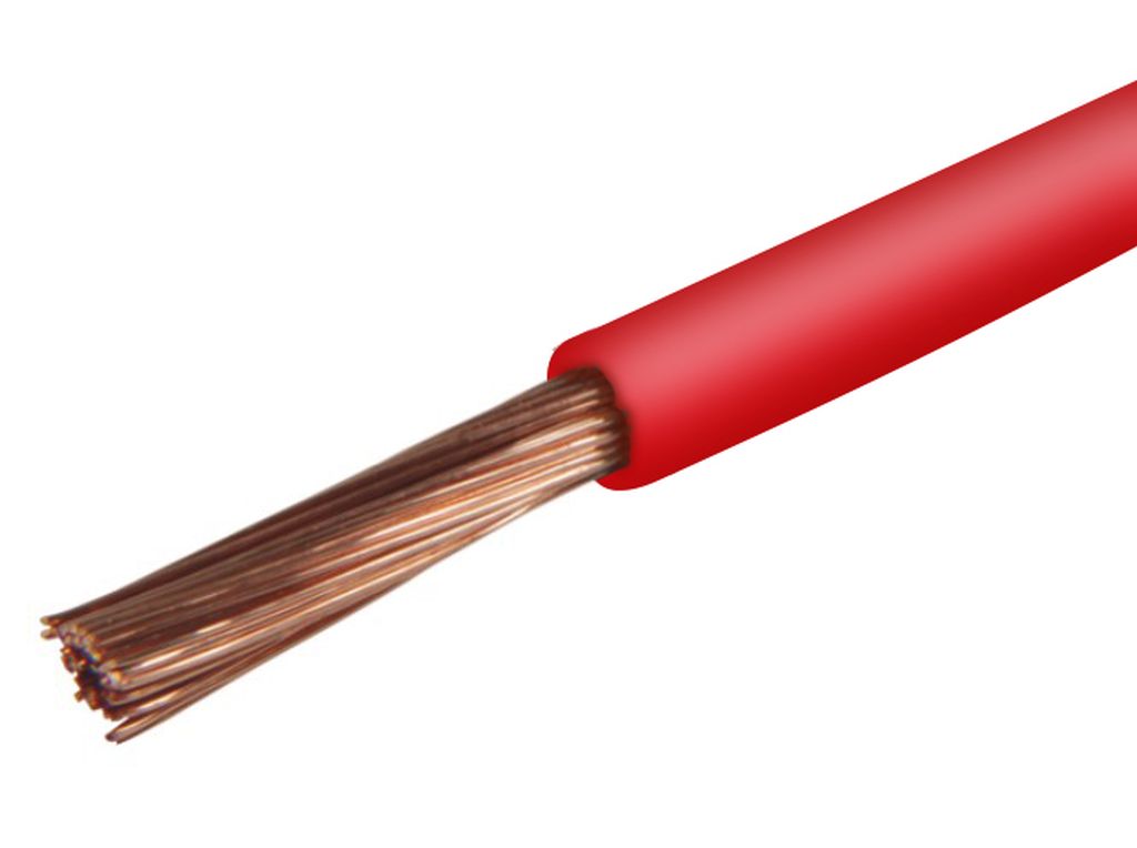 [08.801.600.05] Câble 1 x 6.0 rouge, ID-FLY, 1 bobine = 50m