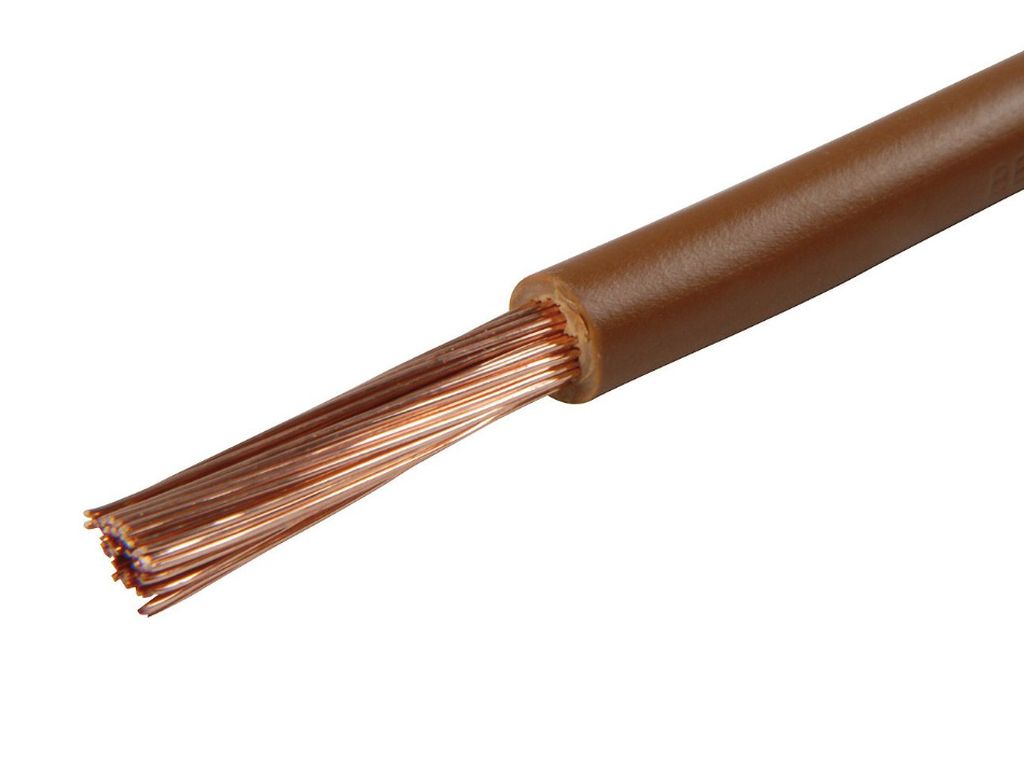 [088016017] Kabel 1x6,0 braun, ID-FLRY-B, 1 Rolle = 50 m