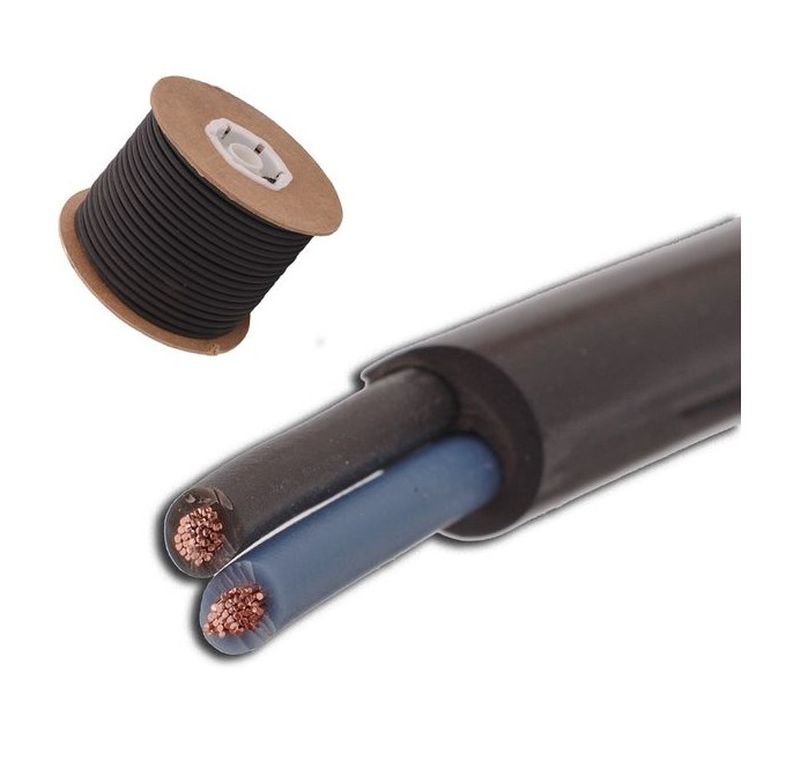 Câble   2-pol 1.0mm²  par / m