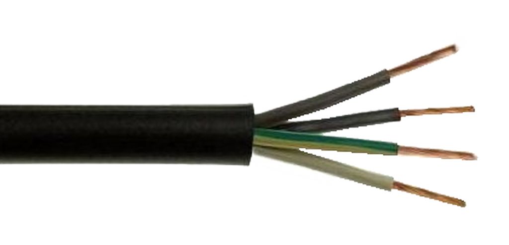 Câble   4-pol 1,0mm²  par / m