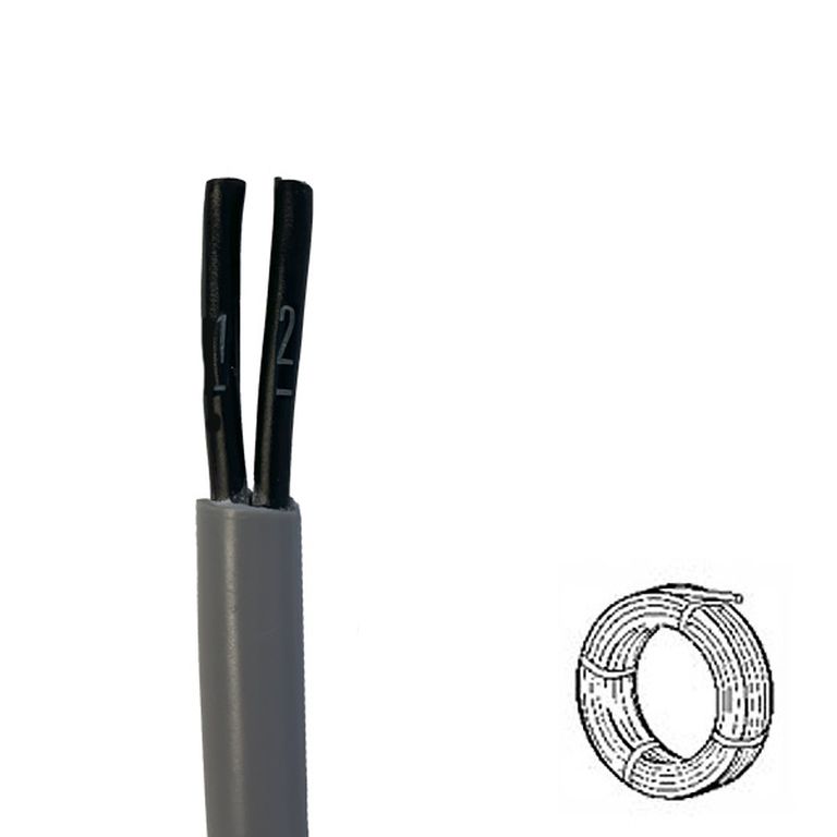 Câble 2 pôles 4,0mm² FLEX, 1 rouleau = 25 m