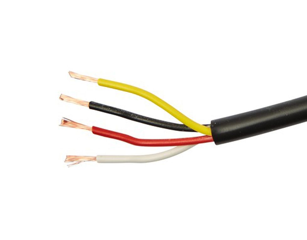 Kabel   4-pol 0.75mm², 1 Rolle = 50m