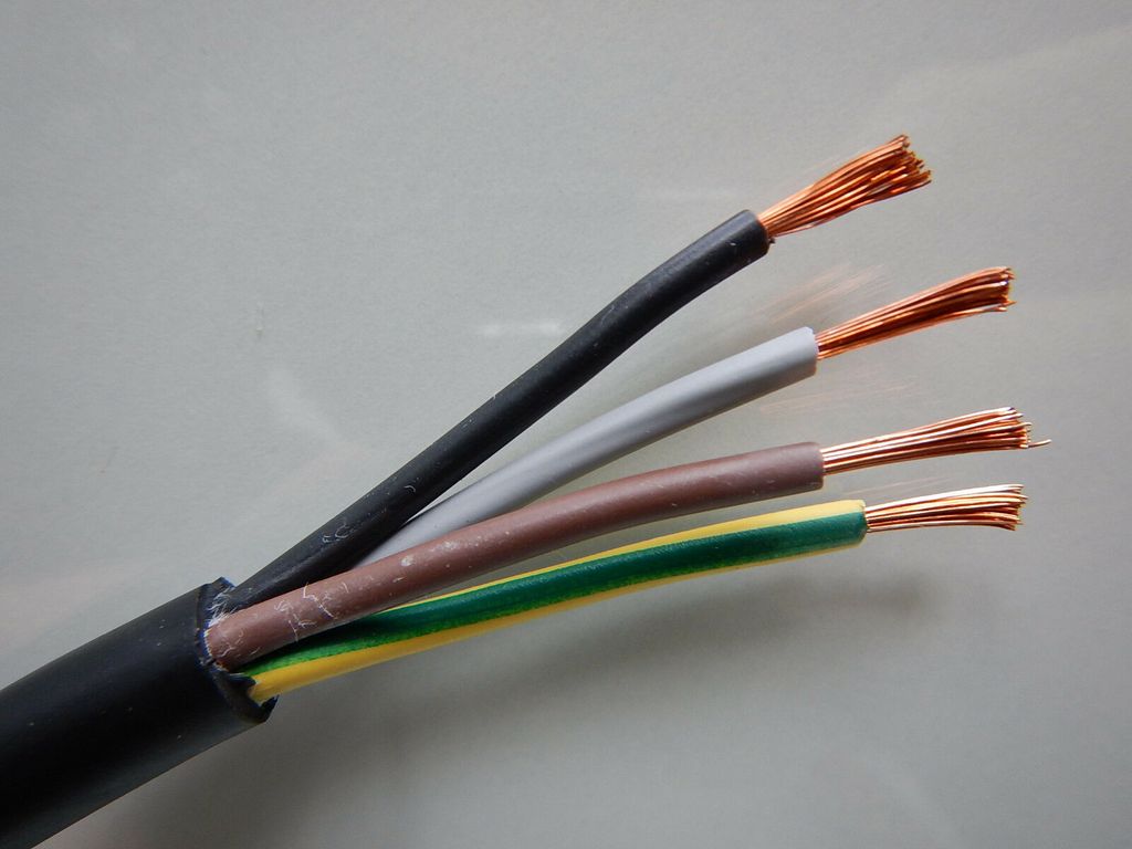 Kabel   4-pol 2.5mm², 1 Rolle = 50m