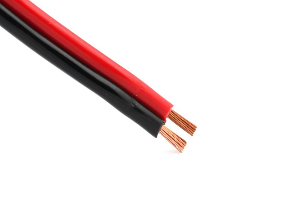 Câble de haut-parleur 2 pôles 2,5mm², 1 rouleau = 100m