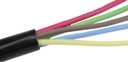 Kabel   5-pol 1,0mm²  per / m