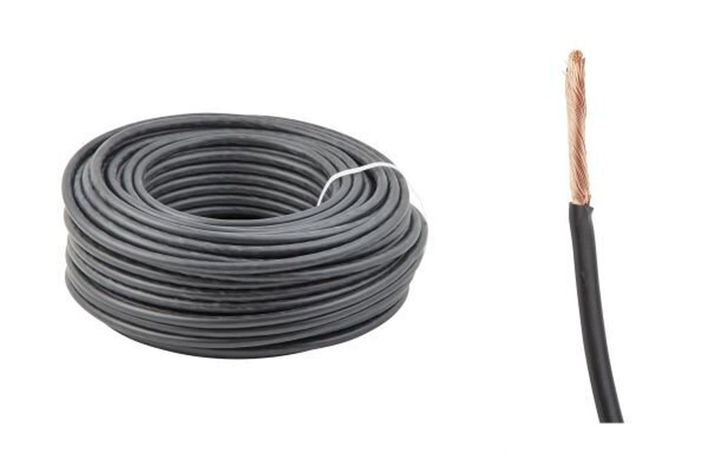 [08.801.252-R50] Anlasserkabel 25mm² (4.1) schwarz hochflexibel 1 Rolle = 50m