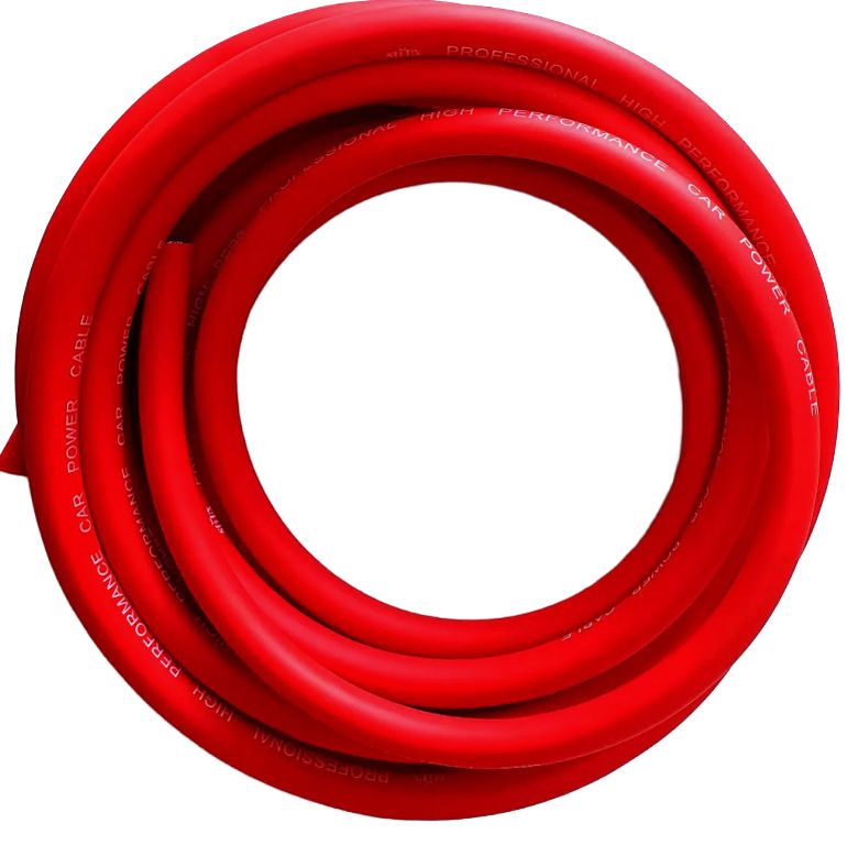Câble de démarrage 50mm² rouge hautement flexible  1 rouleau = 25 m