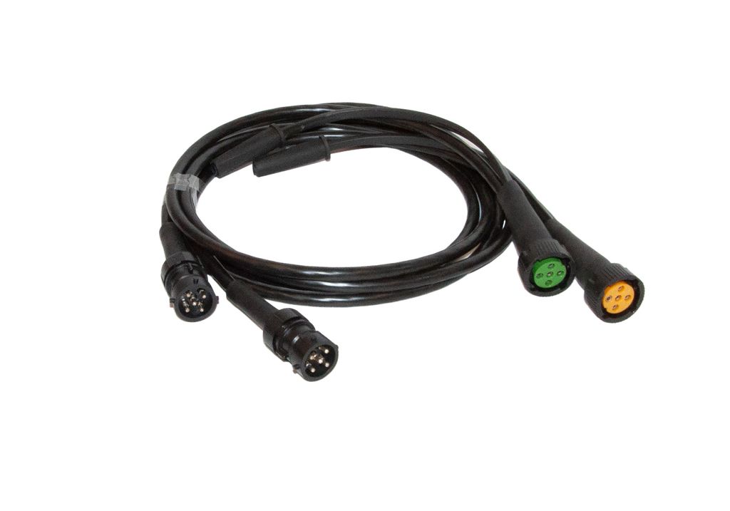 [66-1545-007] Câble adaptateur set 5-pol. 1.5m Aspöck, plus 2-pol sortie-DC