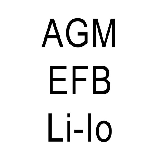 AGM / EFB / Li-Io