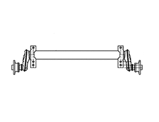 ESSIEU NON FREINÉ  1300KG