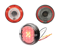 FEUX ARRIÈRE LED RONDS JUSQU’À Ø 125 MM