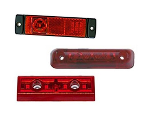 LED FEUX DE POSITION ROUGE 24V