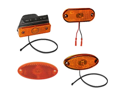 LED FEUX DE POSITION LATÉRAL JAUNE 12V
