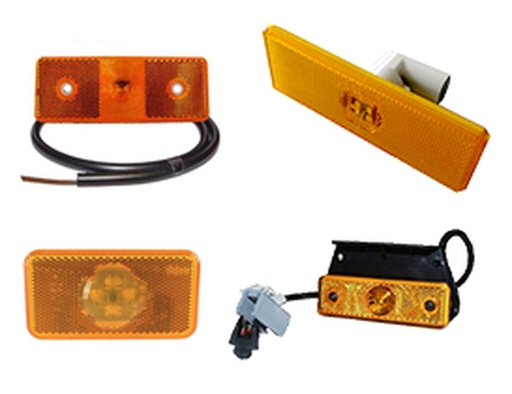 LED FEUX DE POSITION LATÉRAL JAUNE 24V