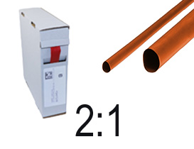 GAINE THERMORÉTRACTABLE ORANGE 2:1