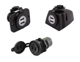 PRISES USB À ENCASTRER ET EN SAILLIE