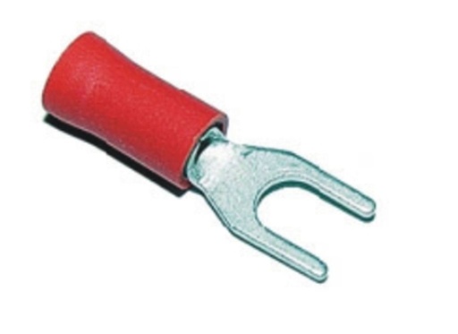Cosses isolés 0.5 - 1.0 M5 rouge