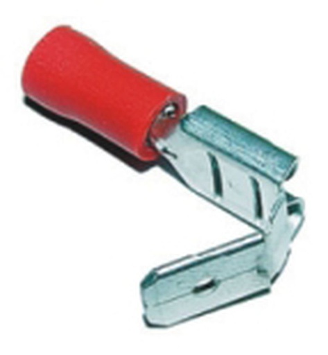 Cosses isolés rouge 0.5 - 1.0 6.3mm