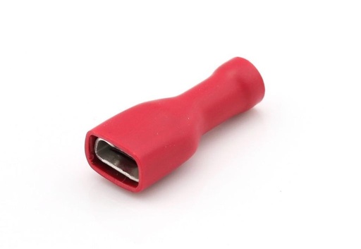 Cosses isolés rouge 0.5 - 1.0 6.3mm