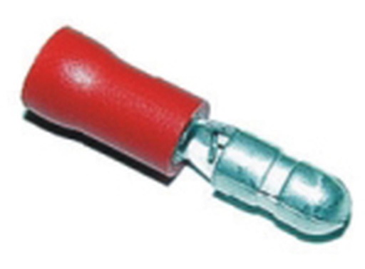 Cosses isolés 4mm rouge 0.5 - 1.0