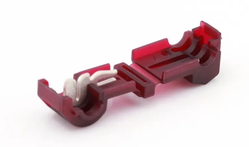 Cosses voleuses de courant 0.5 - 1.0 rouge