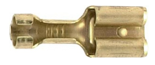 Cosses de câble tubolaires 0.5-1 6.3mm