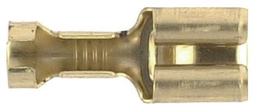 Cosses plate douille 1.5 - 2.5mm², enfichage 6.3 x 0.8mm