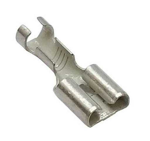 Cosses plate douille 1.5 - 2.5mm², enfichage 6.3 x 0.8mm