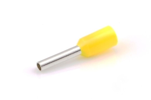 Ader-Endhülsen isoliert 1.0mm²  gelb, DIN -  46228