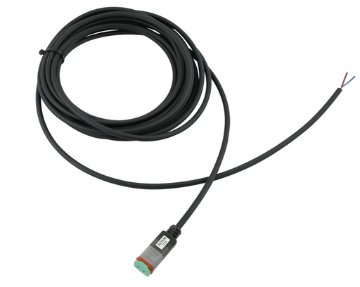 Connecteur mâle Deutsch à 2 pôles avec câble moulé de 5 m
