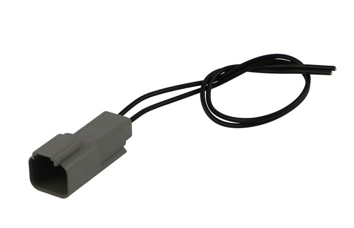 Prise allemande 2 pôles (DT04-2P) avec câble 0.3m, IP68