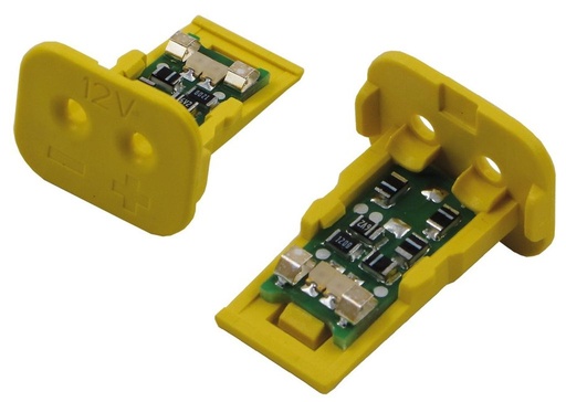 Cale avec LED 12V pour connecteur mâle Deutsch 2 pôles 17416000