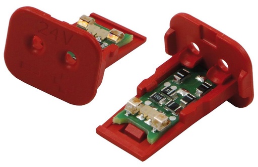 Cale avec LED 24V pour connecteur mâle Deutsch 2 pôles 17416000