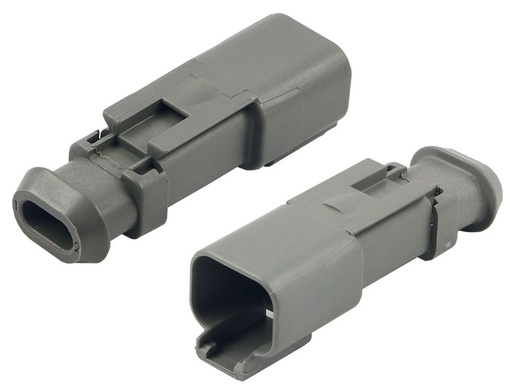 Deutschdose 2-pol. mit Adapter (DT04-2P-E008) IP68