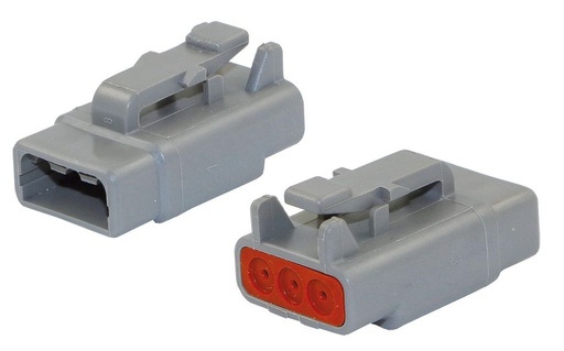 Connecteur allemand à 3 pôles ( DTM06-3S ) sans broche ! IP68