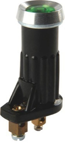 Lampe témoin verte 12/24V