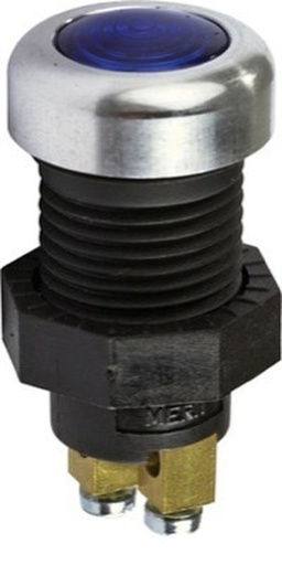 Lampe témoin bleue 12/24V