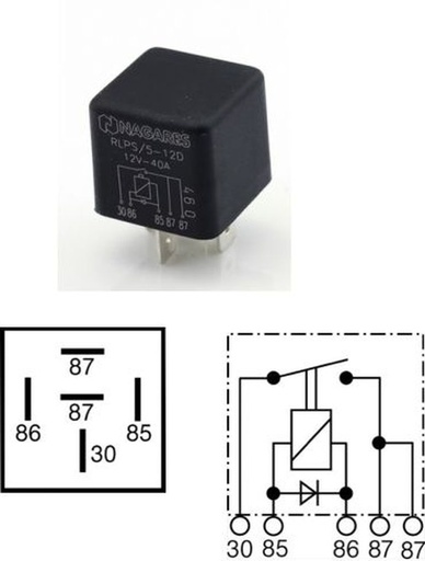 Mini, Schliesser Relais 114, 12V / 40A